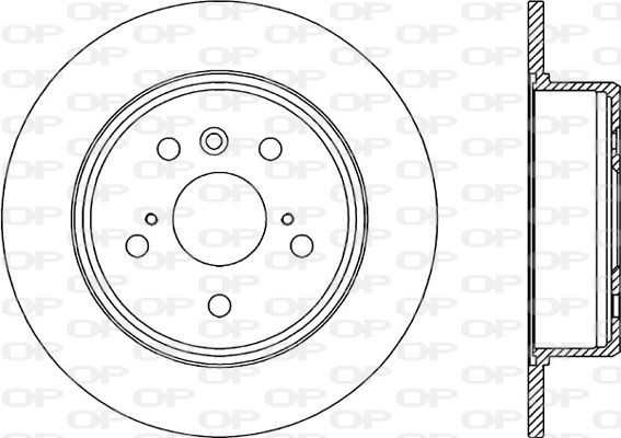 OPEN PARTS Тормозной диск BDR2187.10